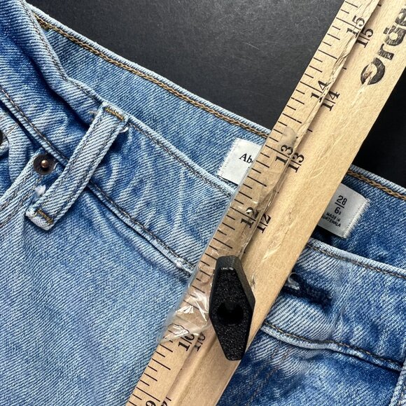 Abercrombie Fitch Jeans Womens 28x30* Vintage Flare High Rise Blue Denim Tag 28S - Picture 15 of 16